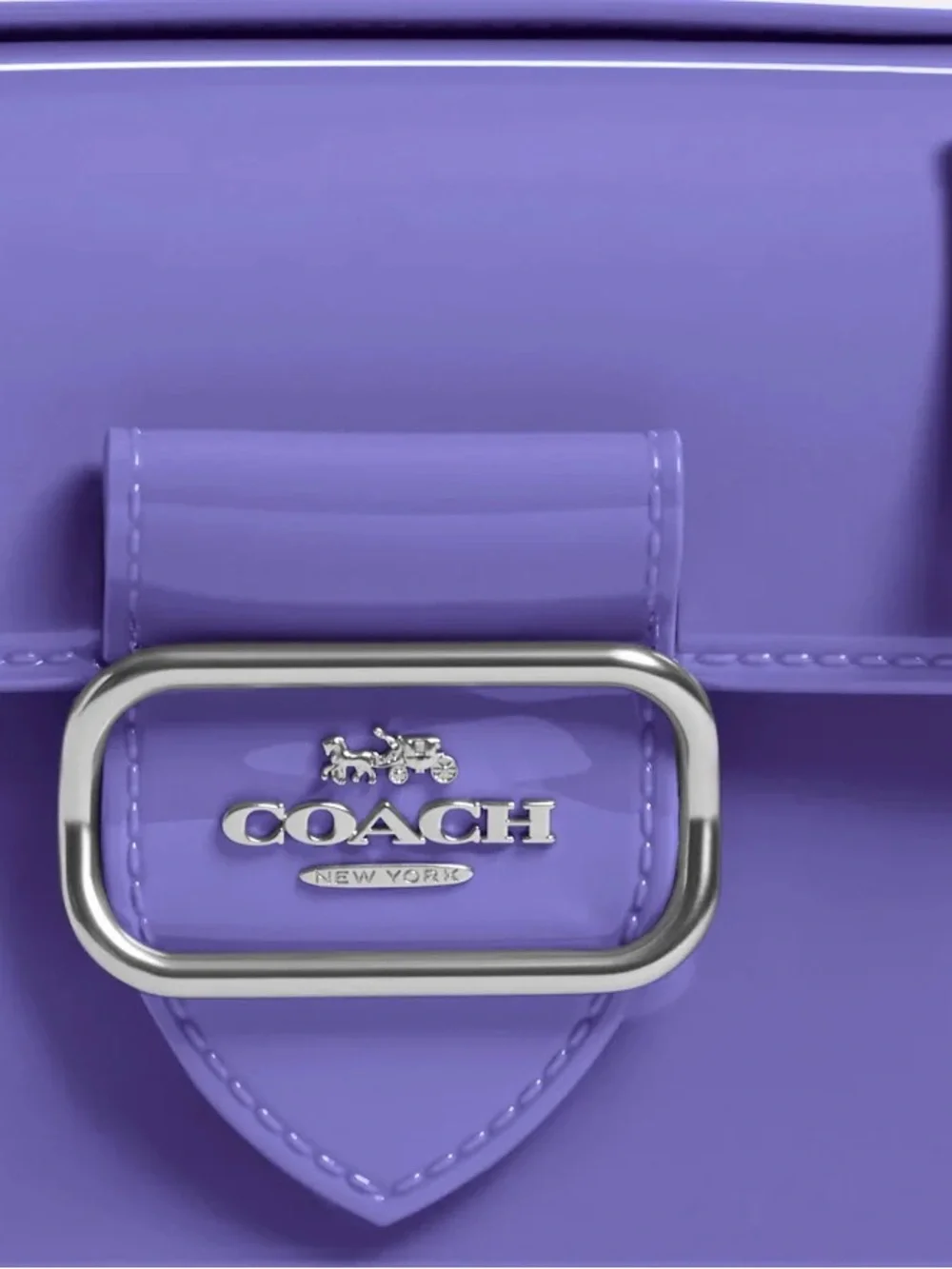 Coach Jelly Morgan NWOT Bag Bright Grape Purple CH748 Rare Crossbody - Picture 6 of 10